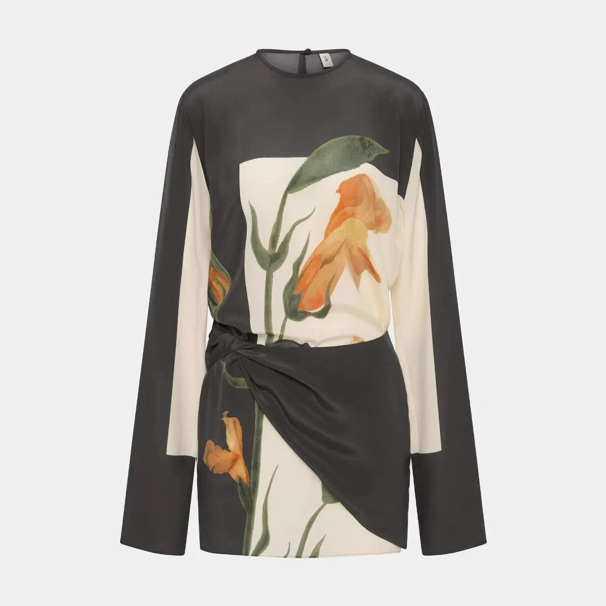 Constance Blommig Twist Cocktail Miniklänning 2