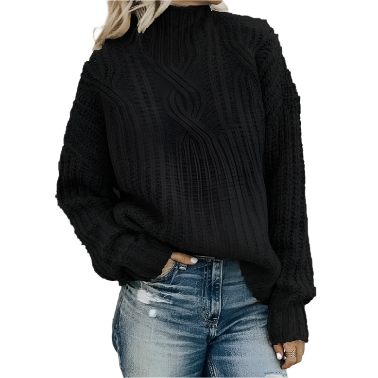 Stickad pullover för dam – klassisk stil i mjukt och bekvämt material