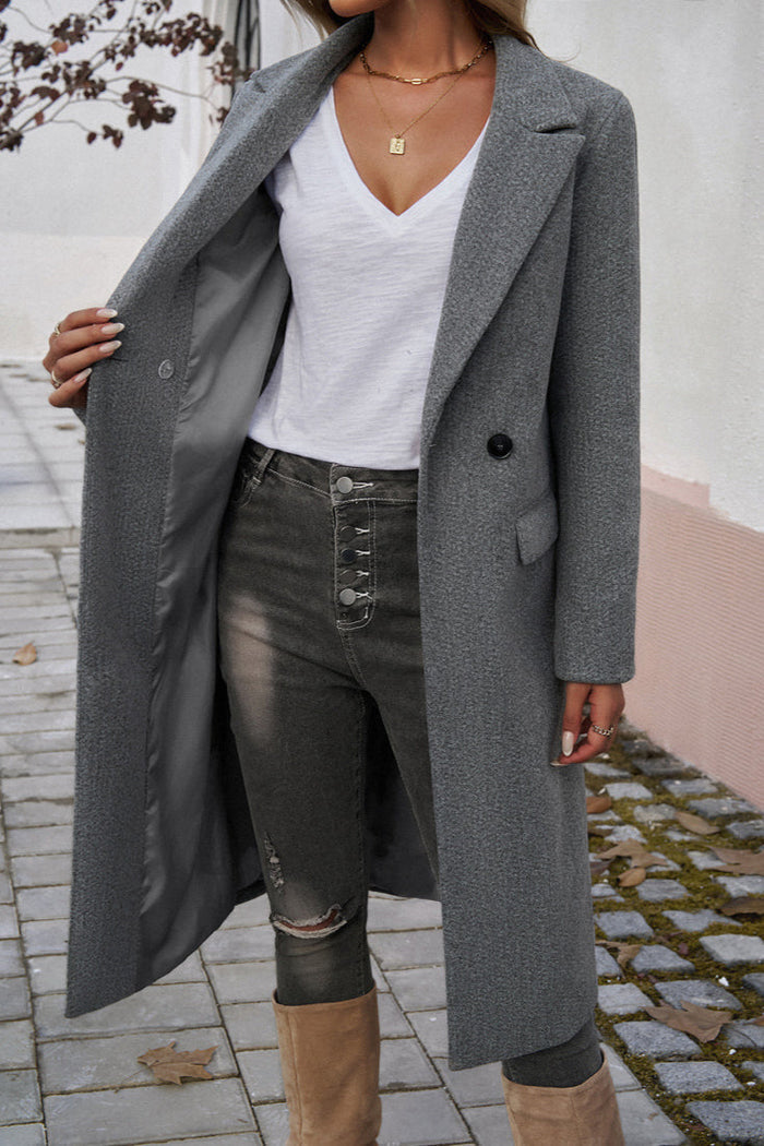 Lång kappa för dam – varm och stilren vinterkappa