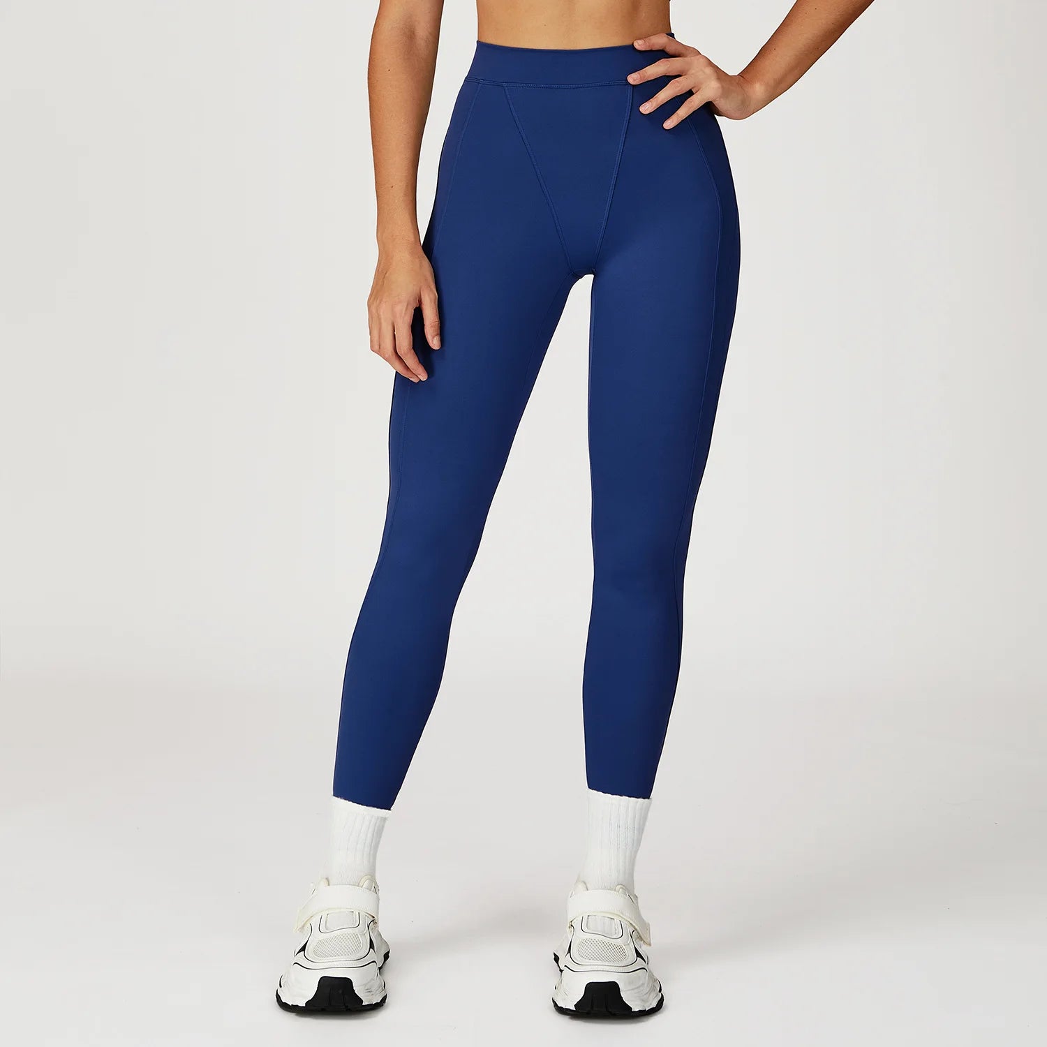 Högmidjade Träningstights för Dam – Stretchiga Yoga Leggings för Gym & Löpning