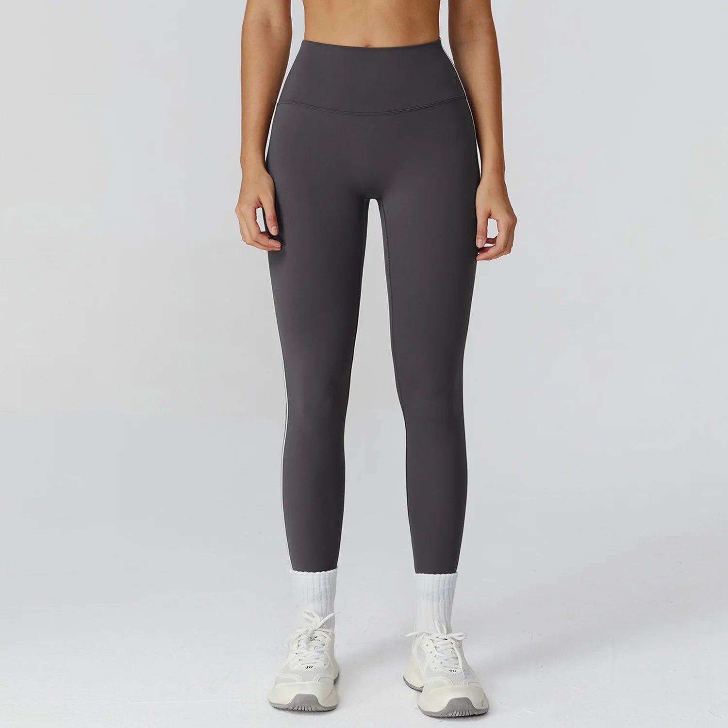 Push Up Träningstights för Dam – Högmidjade Seamless Yoga Leggings med Mesh