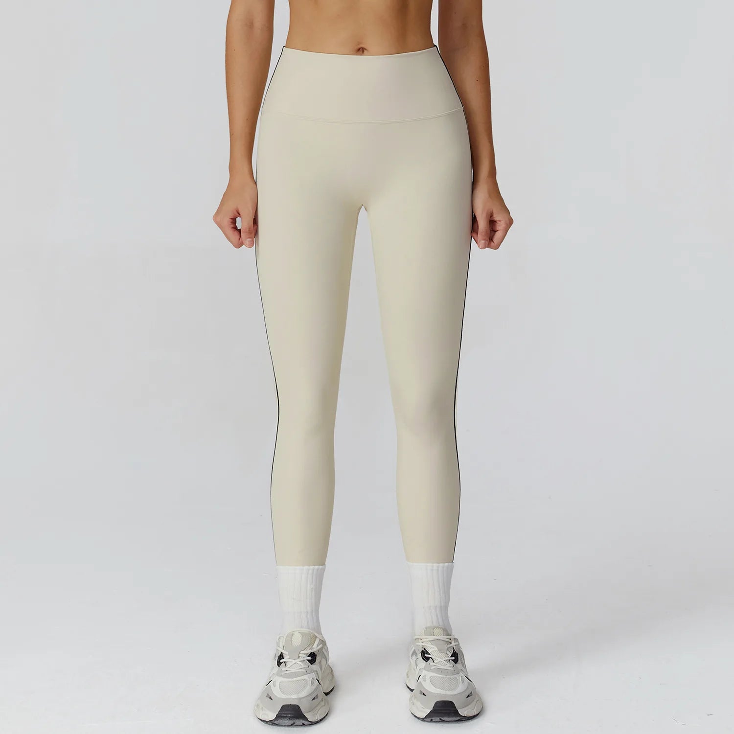 Push Up Träningstights för Dam – Högmidjade Seamless Yoga Leggings med Mesh