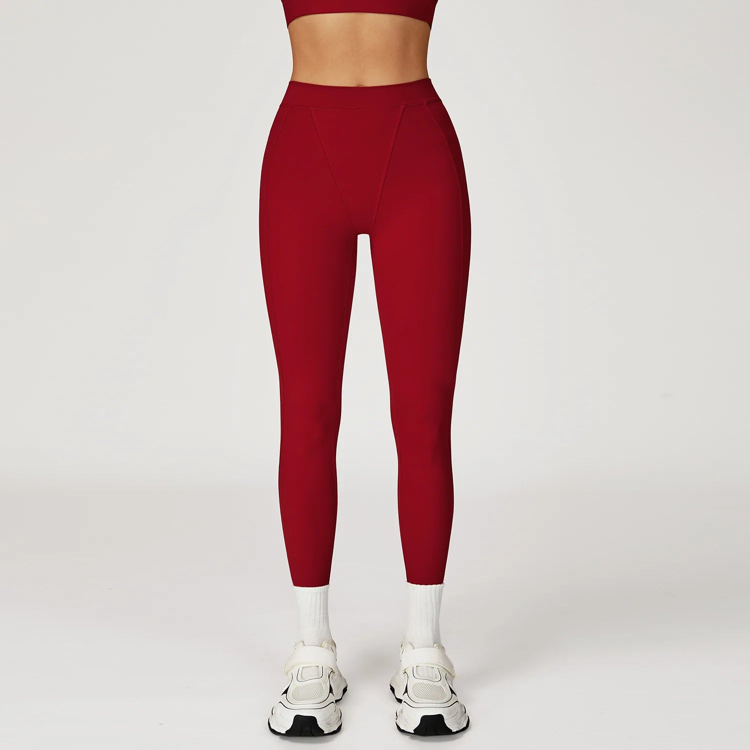 Högmidjade Träningstights för Dam – Stretchiga Yoga Leggings för Gym & Löpning