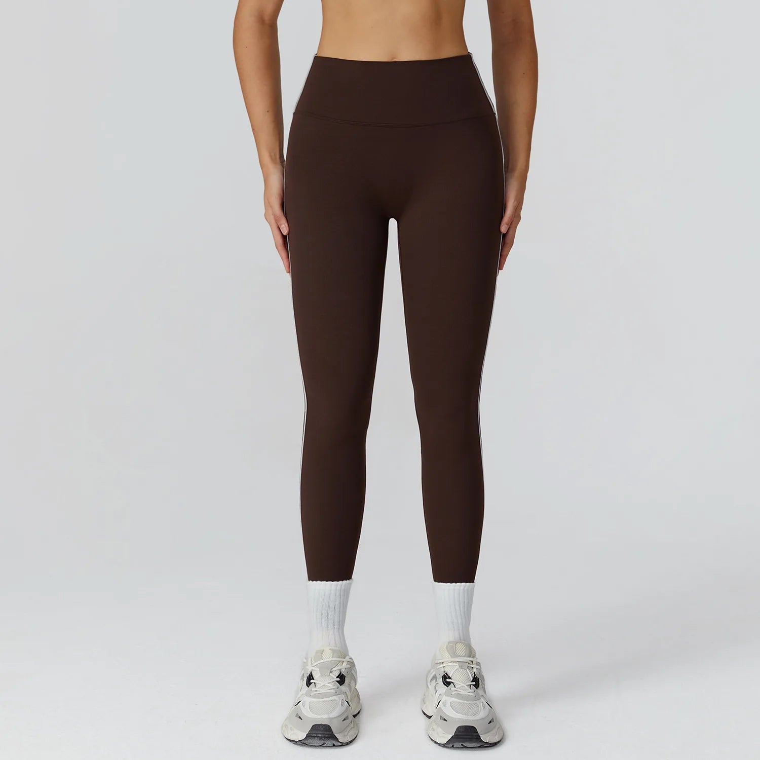 Push Up Träningstights för Dam – Högmidjade Seamless Yoga Leggings med Mesh